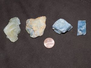 Spectrum of barite