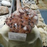 Hematite-coated calcite
