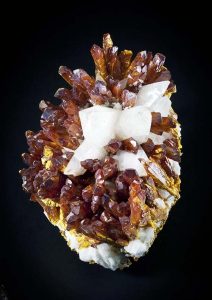 Orpiment crystals