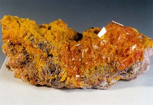 Wulfenite on mimetite