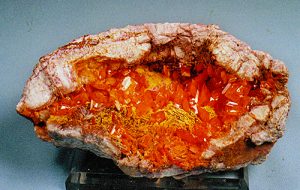 Wulfenite from Rowley mine