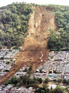 El Salvador landslide