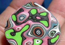 fordite cabochon