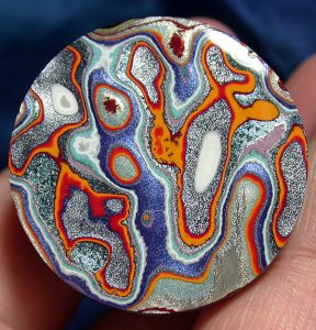 fordite cabochon for jewelry