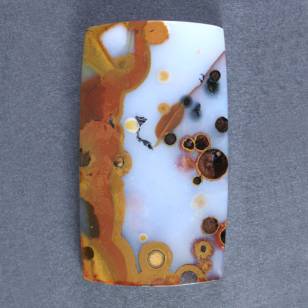 polka dot agate cabochon
