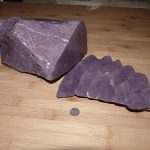 Material after cutting oil absorption
