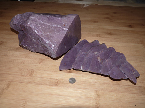 Material after cutting oil absorption Material after cutting oil absorption
