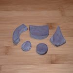 Trimming and carving of heels