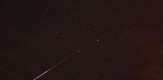 Perseid meteor shower photo