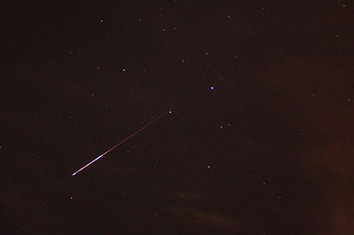 Perseid meteor shower photo