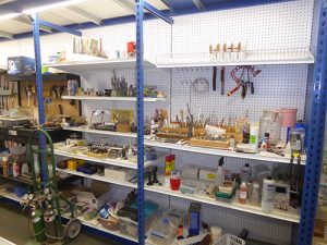 Supplies for lapidary and jewelry classes