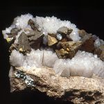 Sharp Chalcopyrite crystals