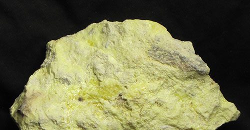 Sulfur: Properties, History and Uses Sulfur in sedimentary rocks