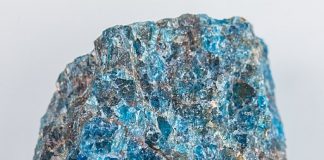 Blue apatite