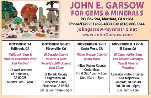 John E. Garsow Gems & Minerals