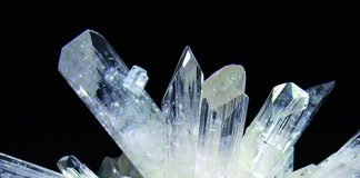 Danburite crystals