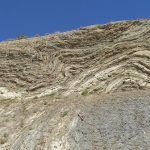 Rock formations near San Andreas Fault