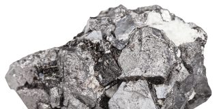 Magnetite crystal sample