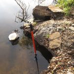 Reaching untouched sediment