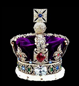 Black Prince Ruby centerpiece