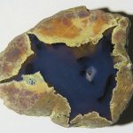 Blue-tinged agate in a South Blue Bed thunder egg