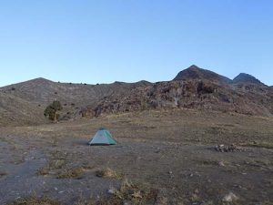 Primitive campsite