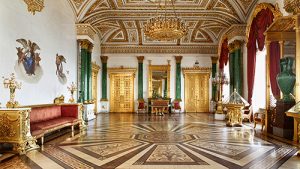 Malachite Room at the Hermitage Museum