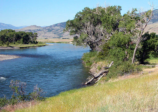 Yellowstone River in Paradise Valley Yellowstone River in Paradise Valley