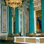 Malachite columns