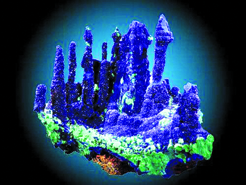stalactite azurite specimen