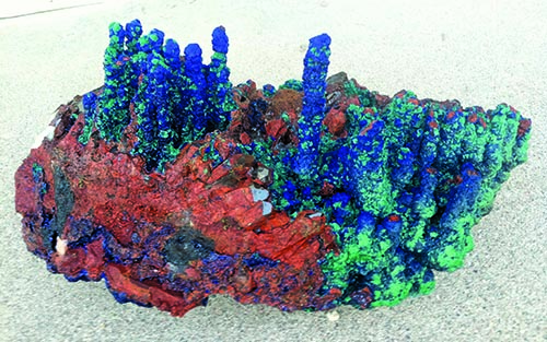 azurite stalactite