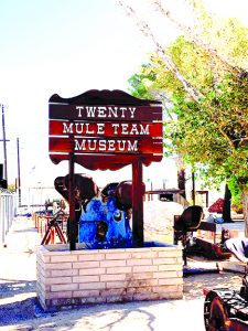 Twenty Mule Team Museum entry