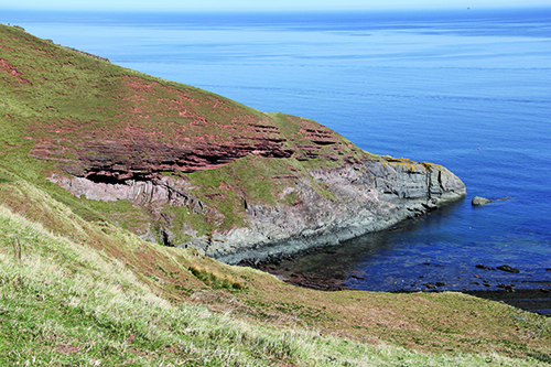 Siccar Point_Devonian Period Siccar Point_Devonian Period