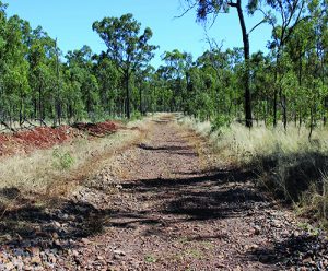 Access Road to fossicking area