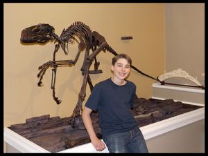 Judah Velociraptor skeleton