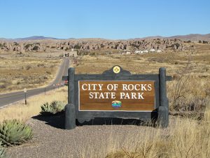 Entrance to City of Rocks State Park