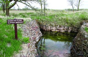 Pipestone quarries flooding