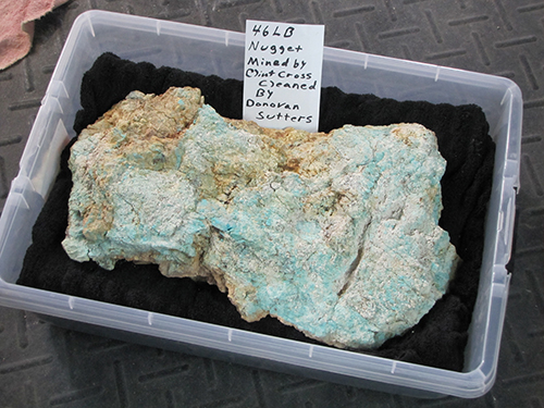 Nugget of turquoise Nugget of turquoise