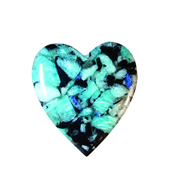 Apatite and Amazonite cabochon Apatite and Amazonite cabochon