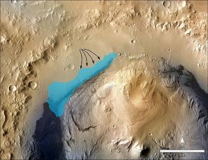 Ancient Lake in Gale Crater on Mars