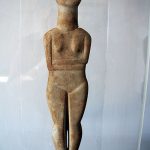 Cycladic stone figure