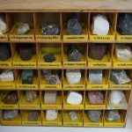 Mineral specimens at Geological Museum of Naxos