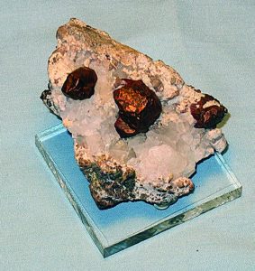 copper on calcite