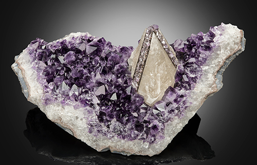 Quartz Amethyst 'Skunk'