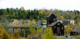 Mine buildings in Cobalt, Ontario