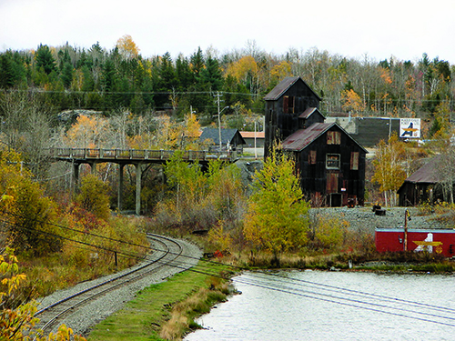 Mine buildings in Cobalt, Ontario