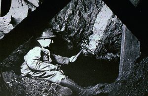 Early mining photo from Cobalt, Ontario