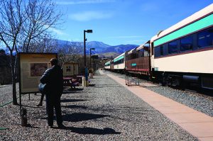 Train depot in Verde Canyon