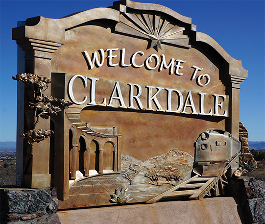 Clarkdale sign