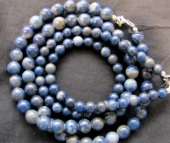 Lapis Lazuli necklace necklace made of gemstone beads of lapis lazuli